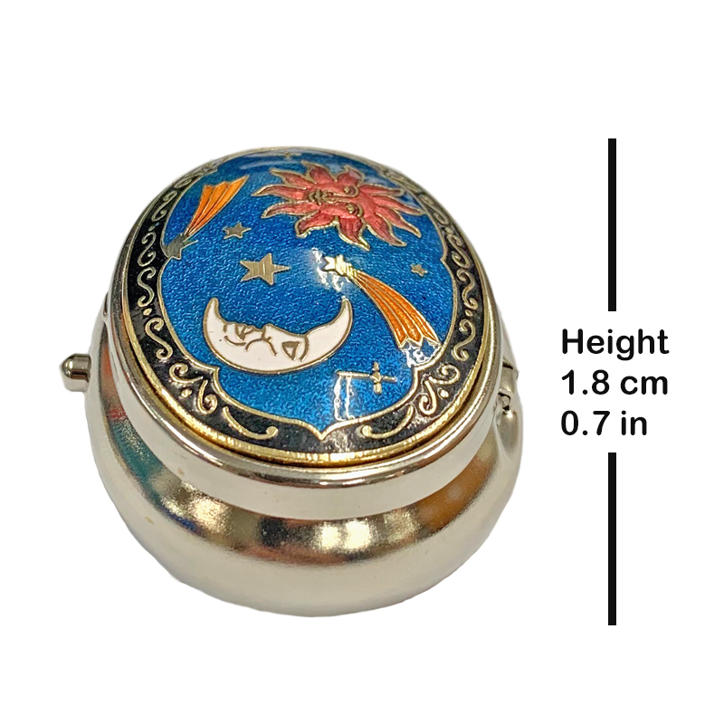 景泰藍琺瑯楕圓形珠寶盒&藥盒 | 客製化琺瑯紀念品